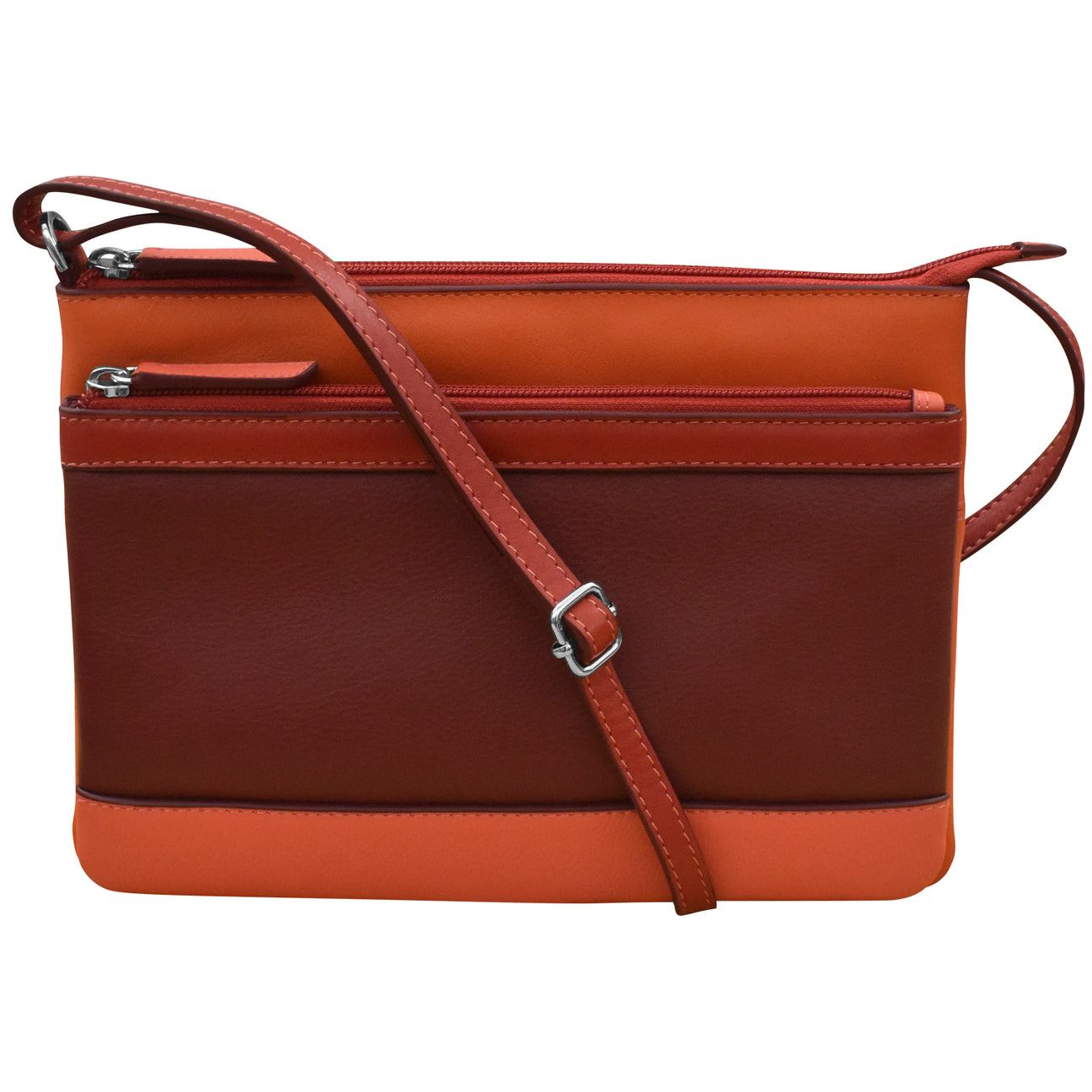 Double Zip Crossbody