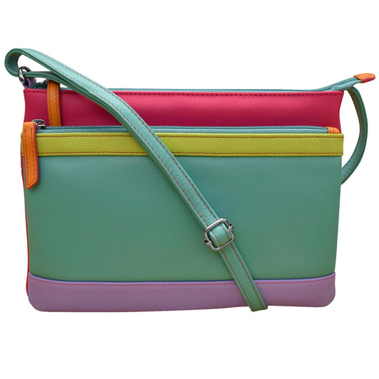 Double Zip Crossbody