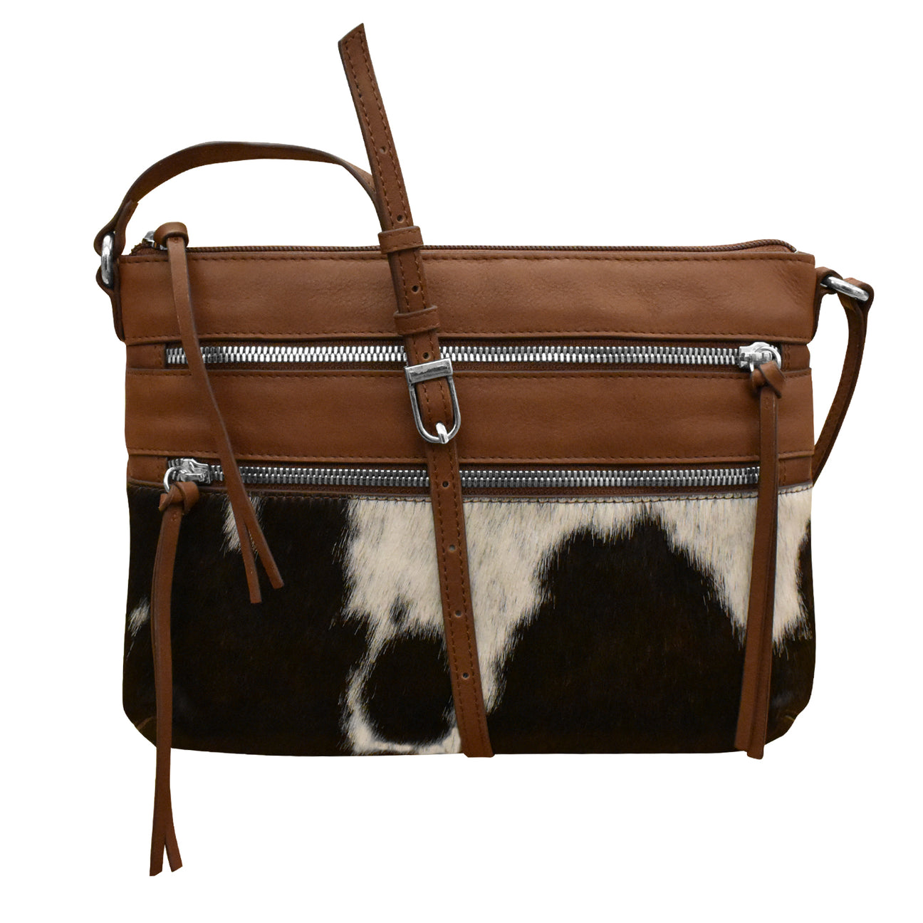 Triple Zip Crossbody