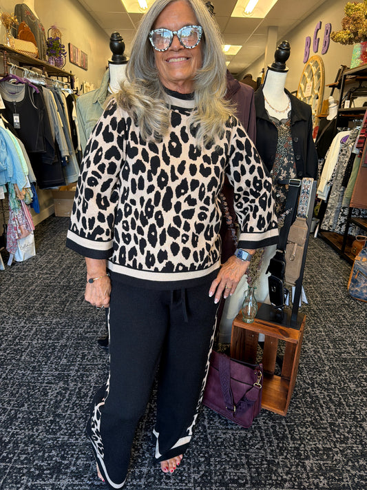 Leopard Stripe Pant