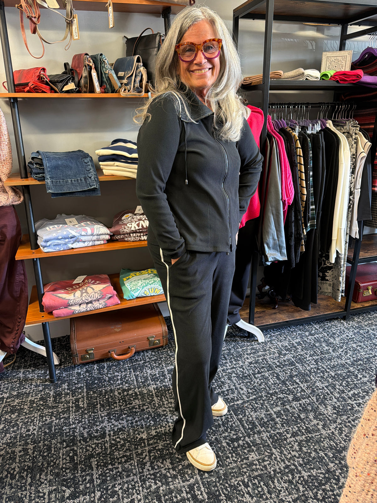Black/Snow Sweatpant