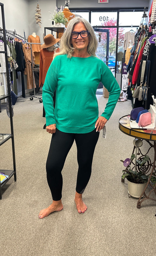 Pocket Scoop Neck