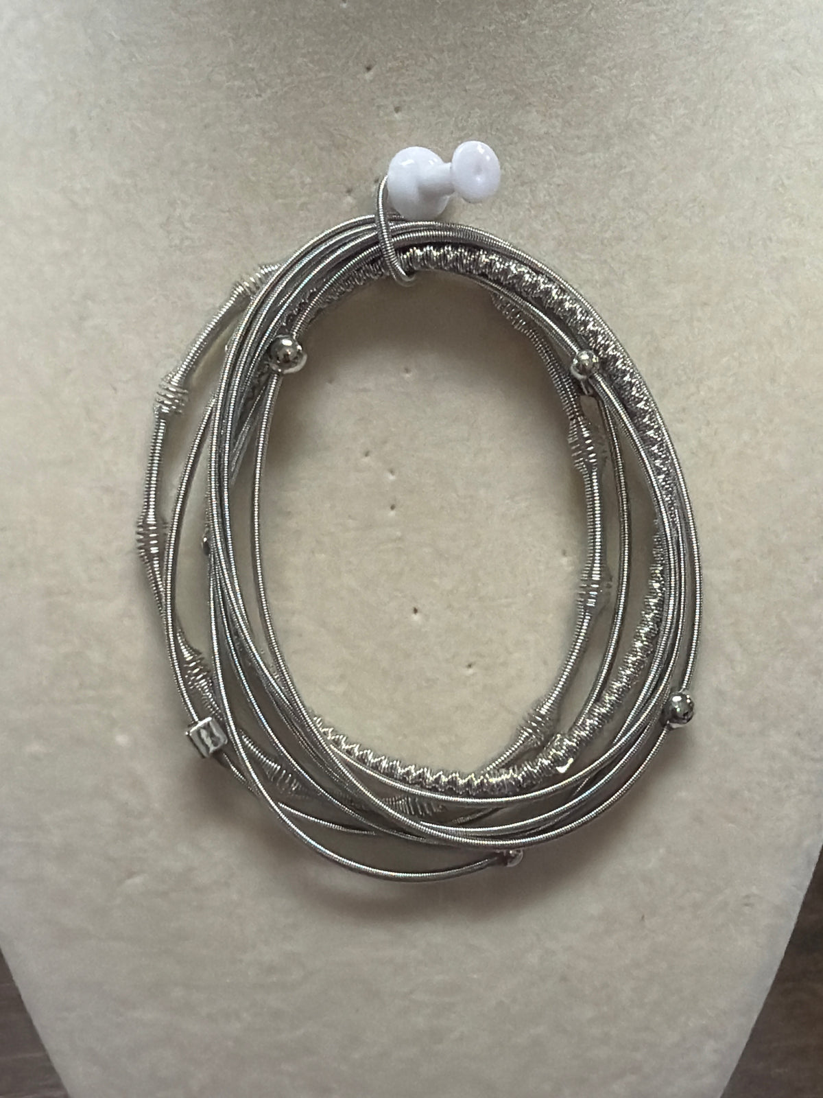 Two Tone Multi-Strand Bracelet