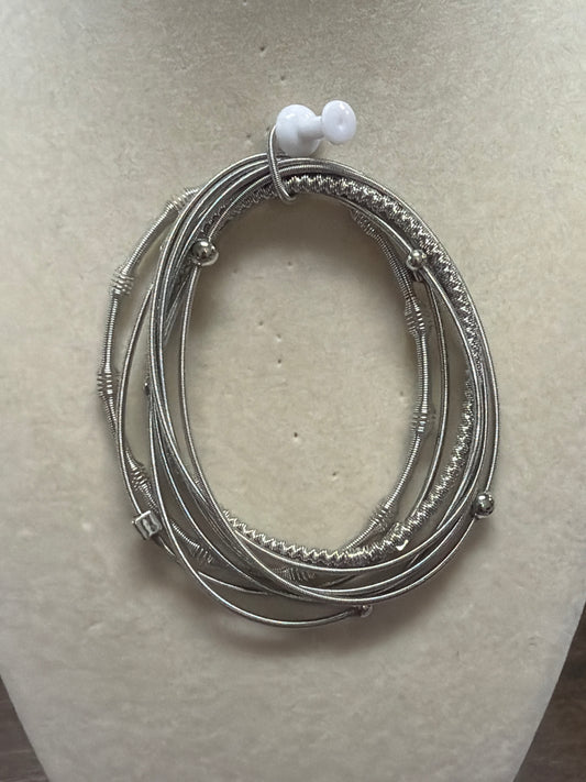 Two Tone Multi-Strand Bracelet