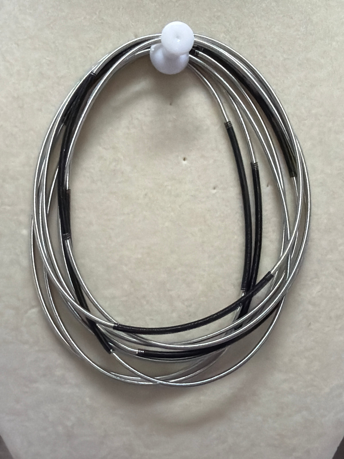 Silver/Black Multi-Strand