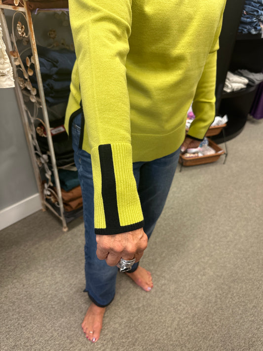 Contrast Side Sweater