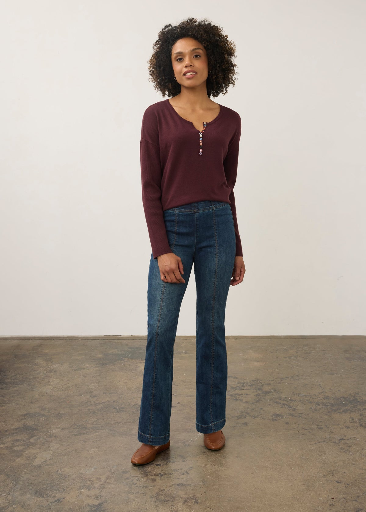 Notch Neck Sweater