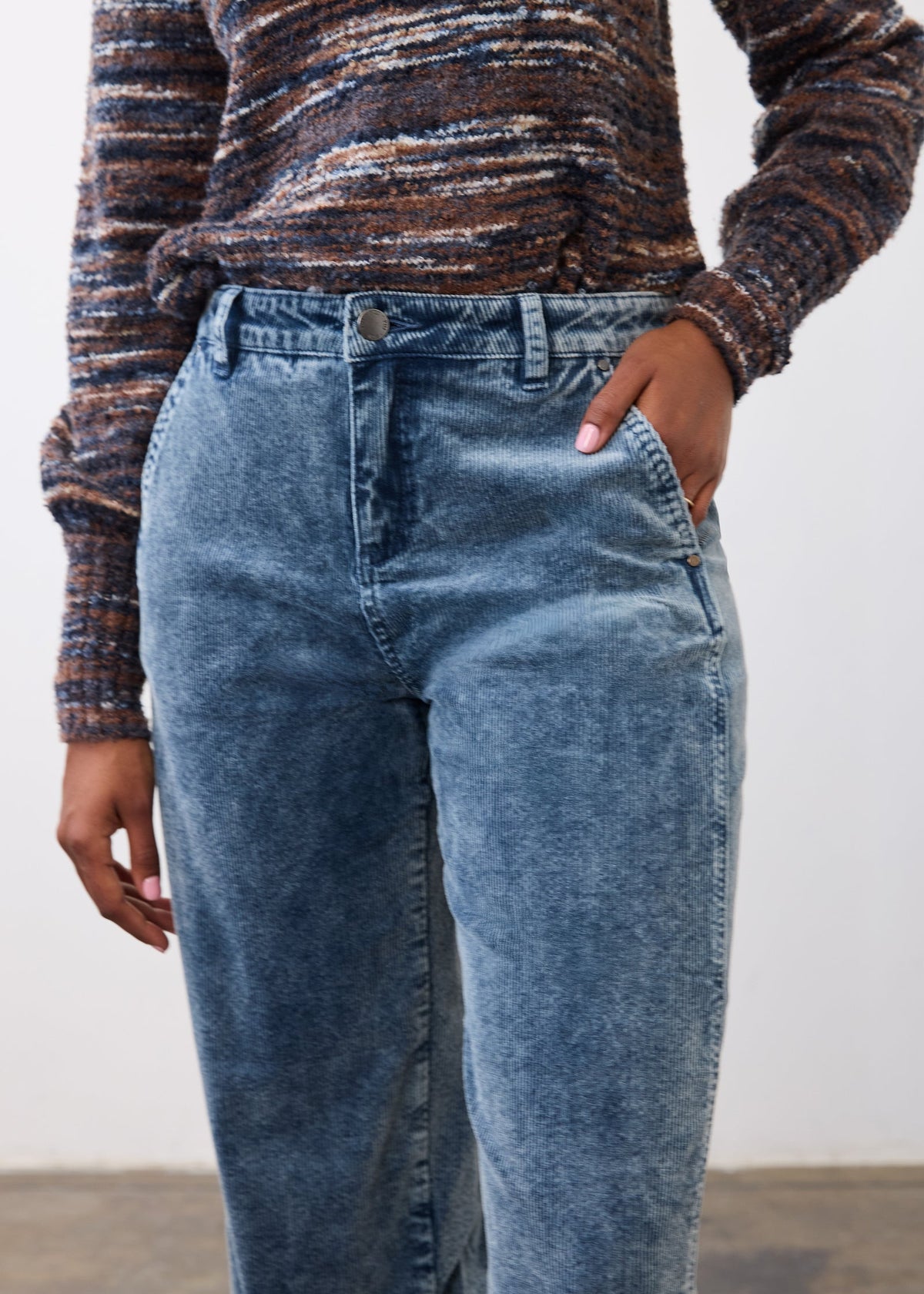 Corduroy Barrel Ankle