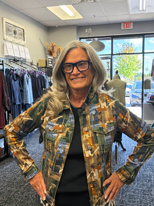 Mosaic  Denim Jacket