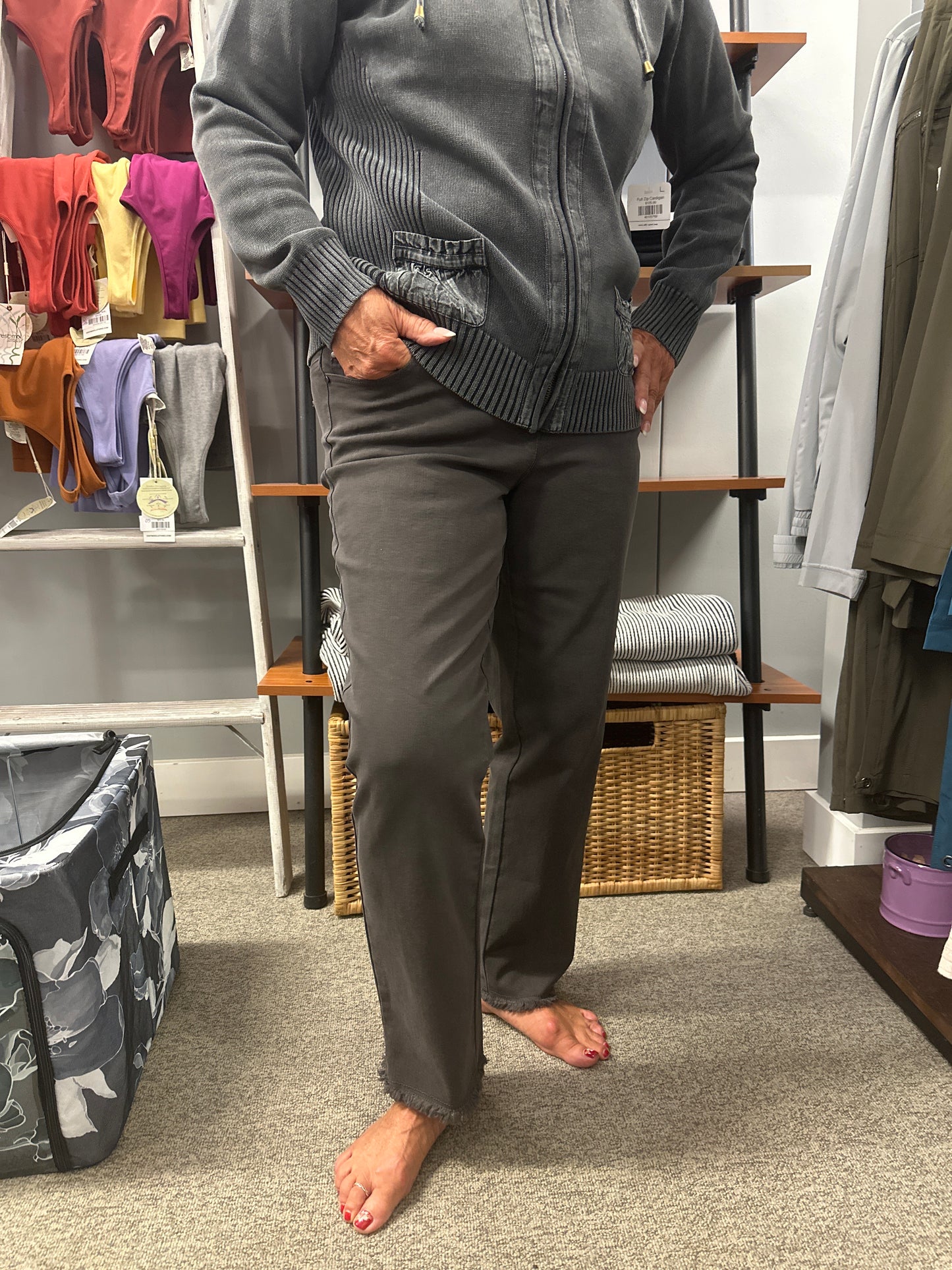 Fringe Ankle Pant