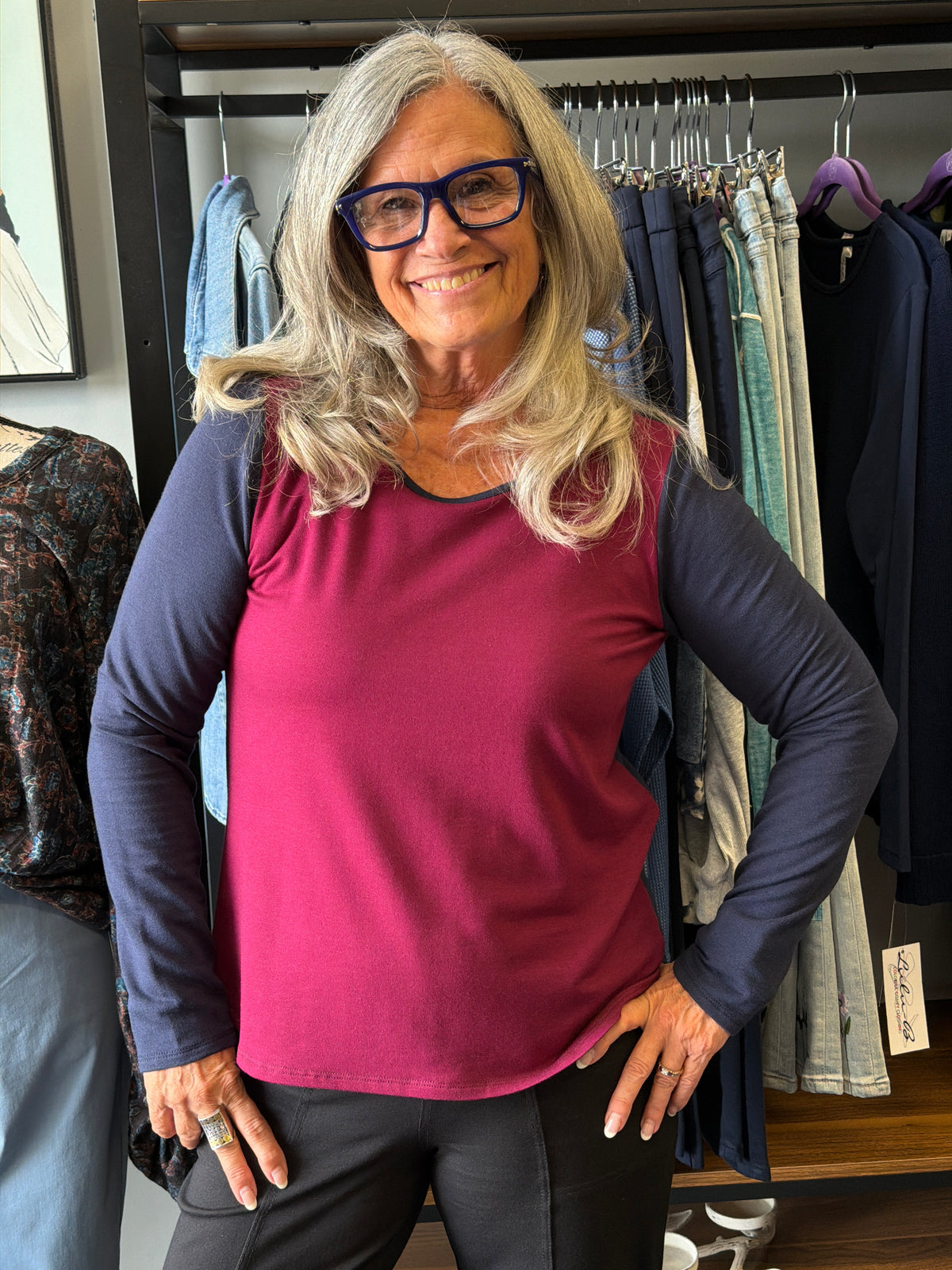 Two-Tone Long Sleeve