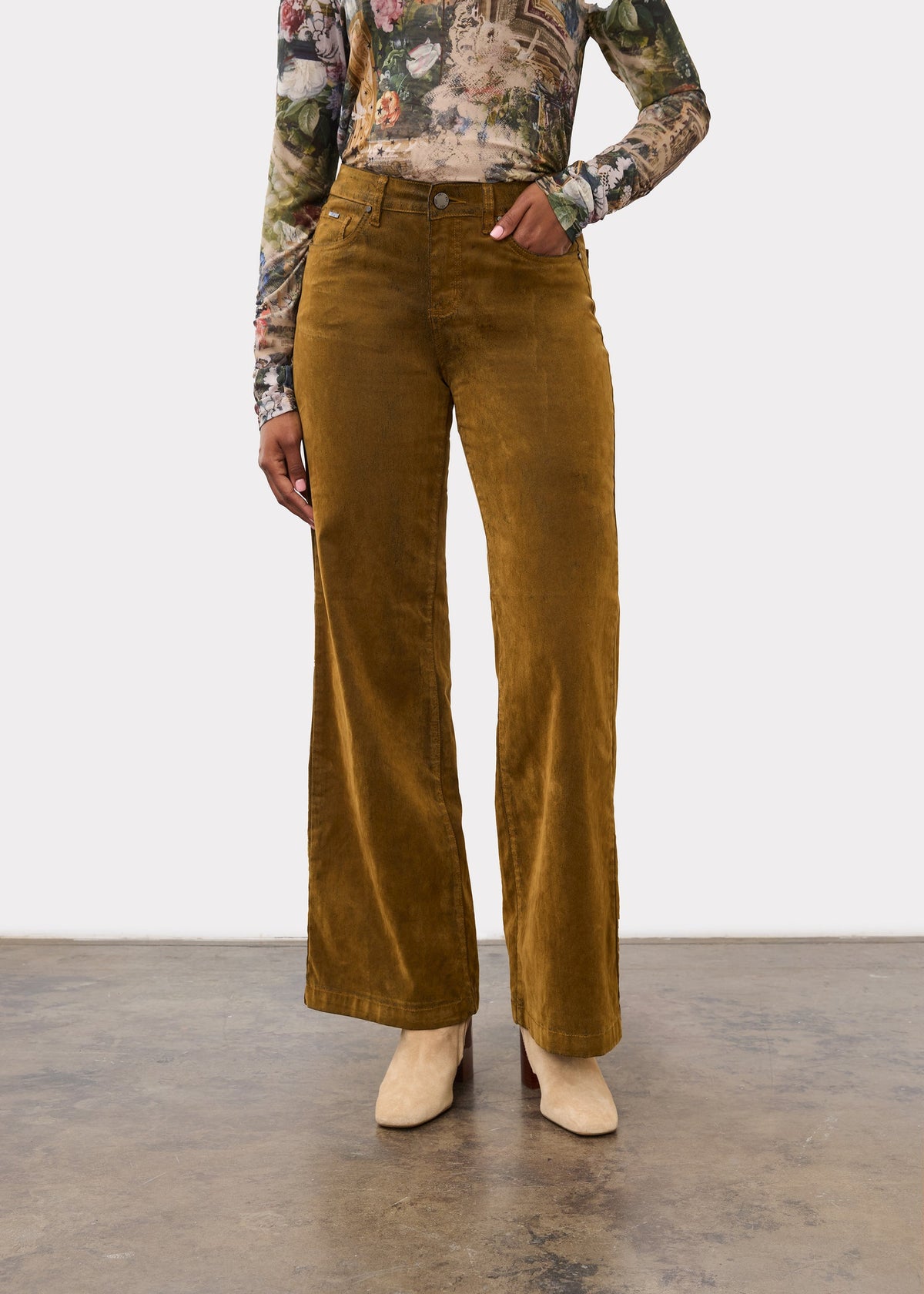Brass Olivia Wide Leg