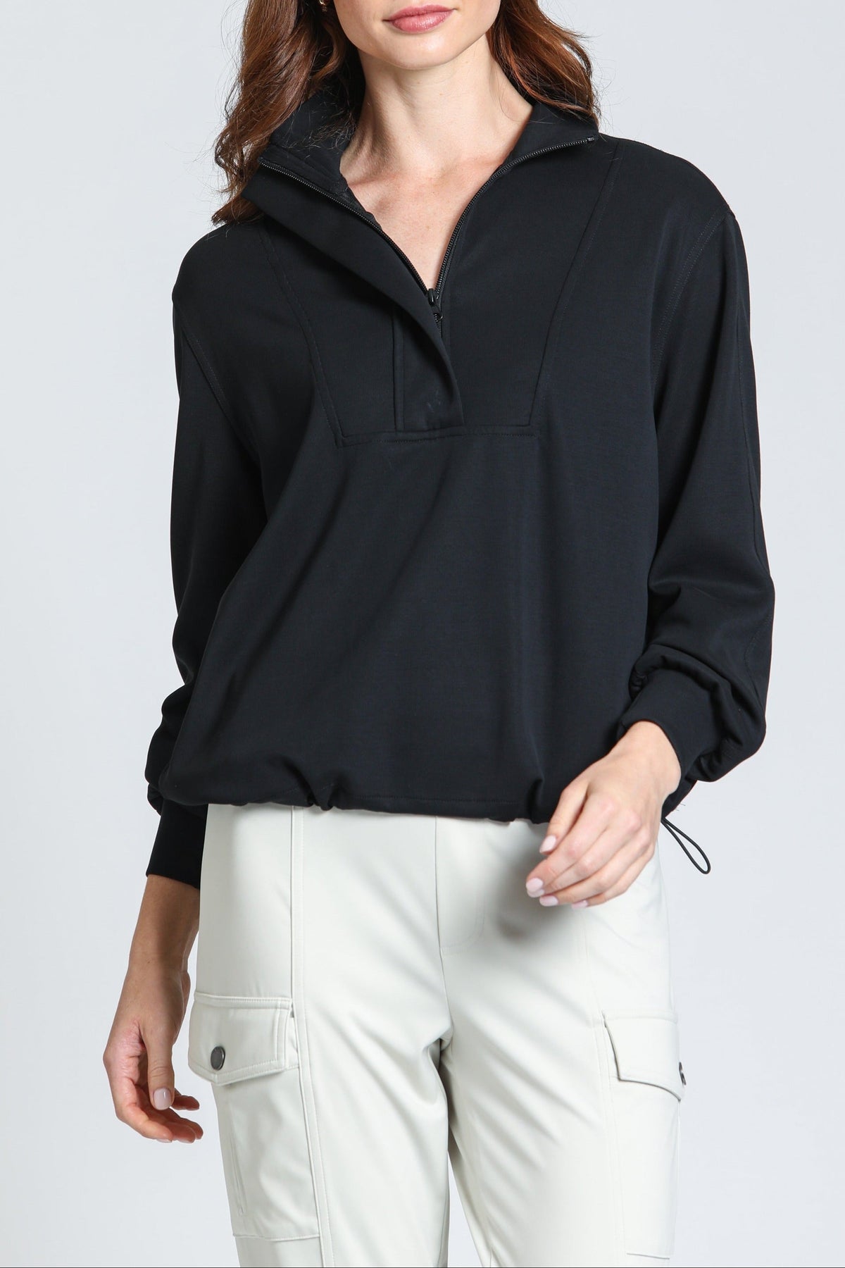 Half Zip Drawstring