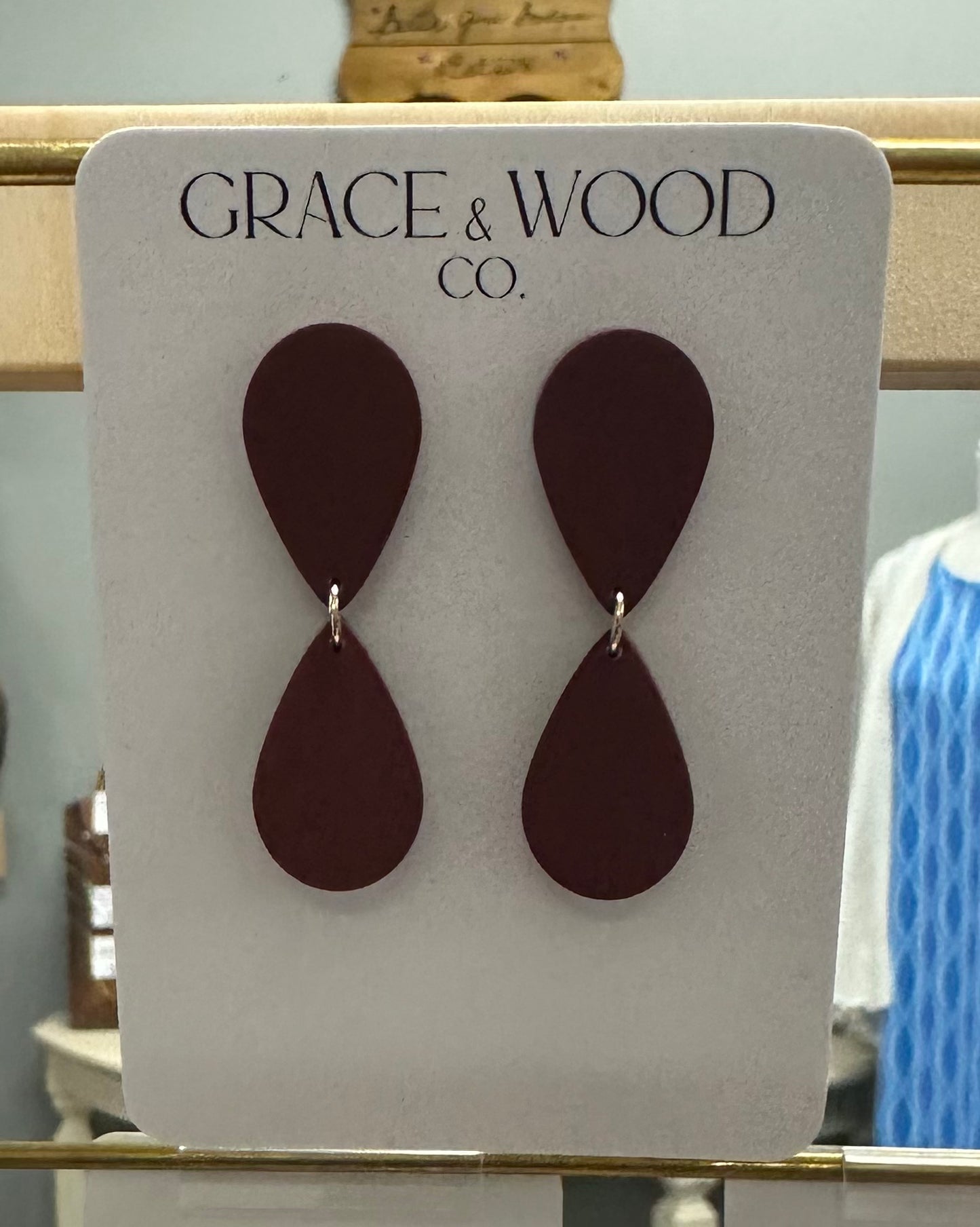 Grace & Wood Mirrored Teardrop