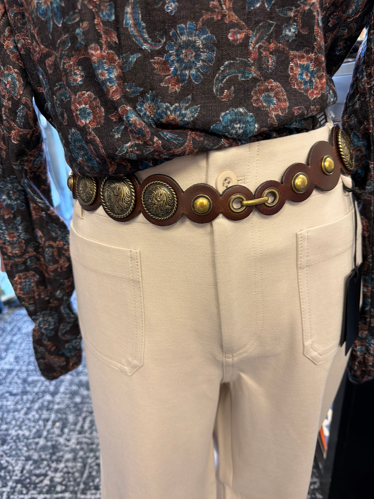 Carly Leather Tie Belt