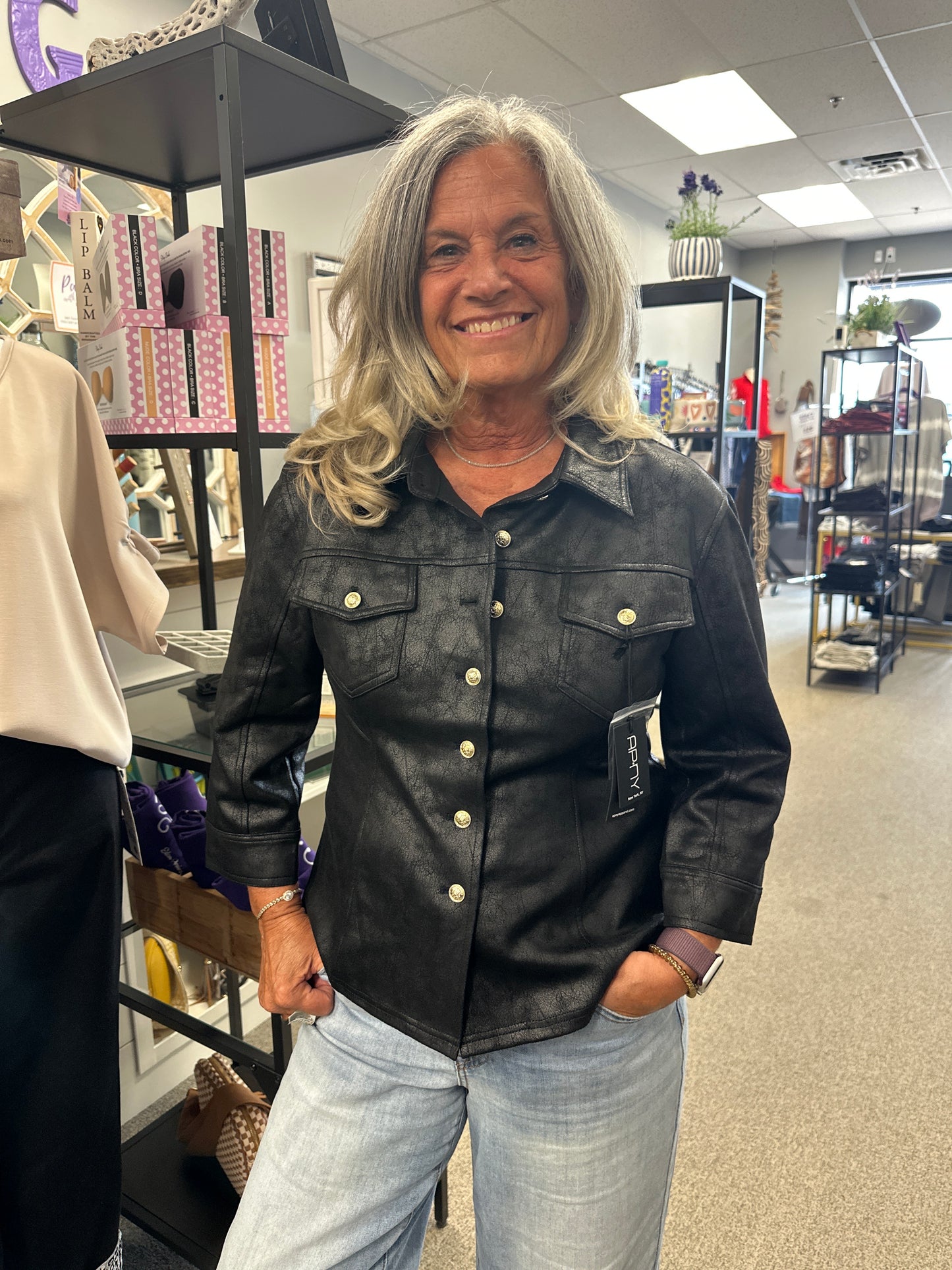 Vegan Shirt Jacket