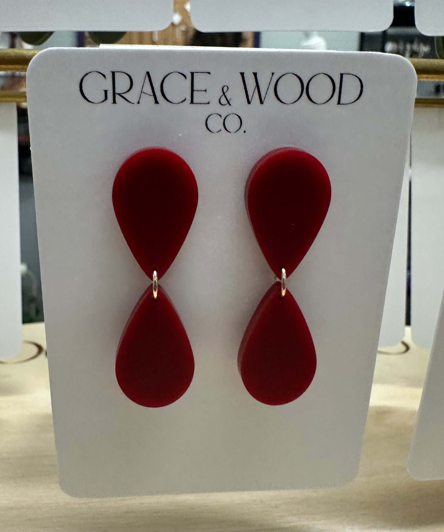 Grace & Wood Mirrored Teardrop