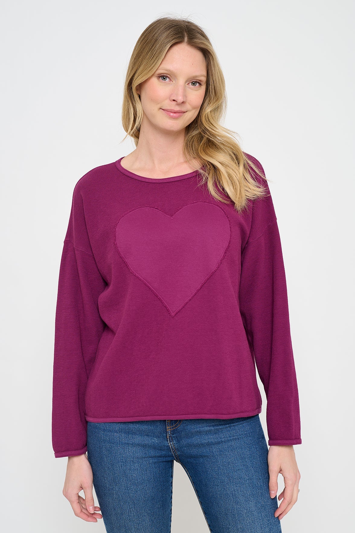 Stone Washed Patch Sweatshirt