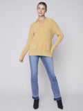 Collared V-Neck Sweater
