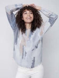 Reversible Frayed Edge Sweater