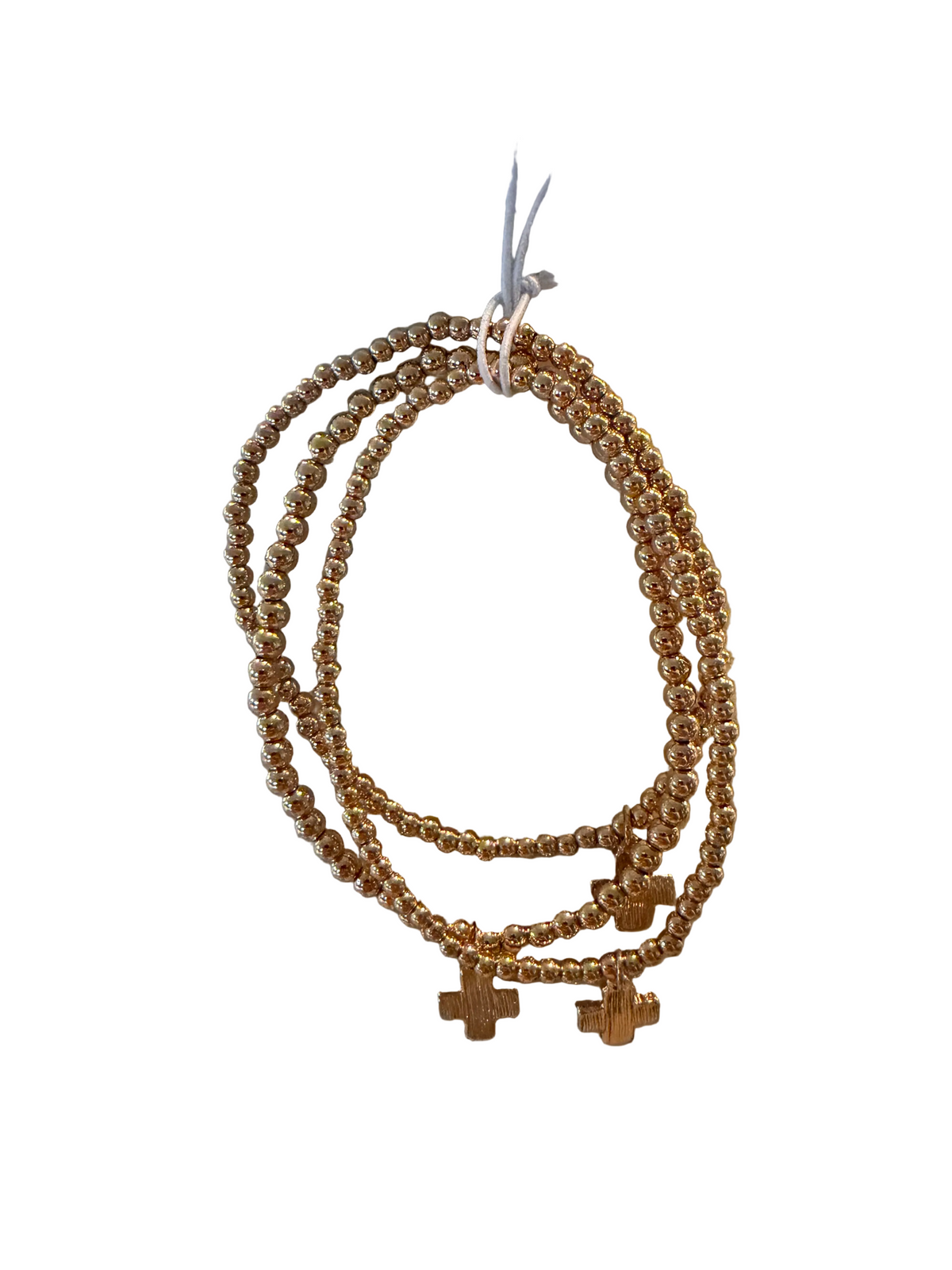 3 Strand Gold Cross