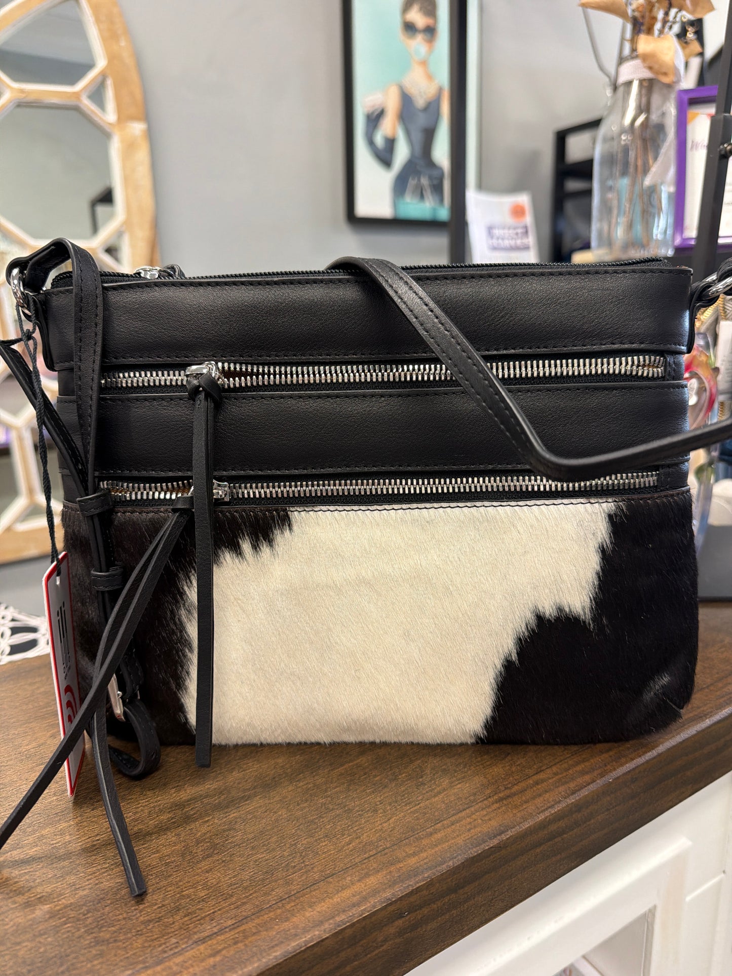 Triple Zip Crossbody