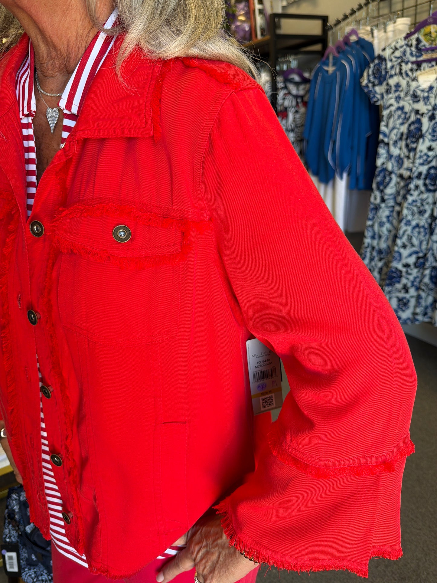 Fringe Trim Jacket
