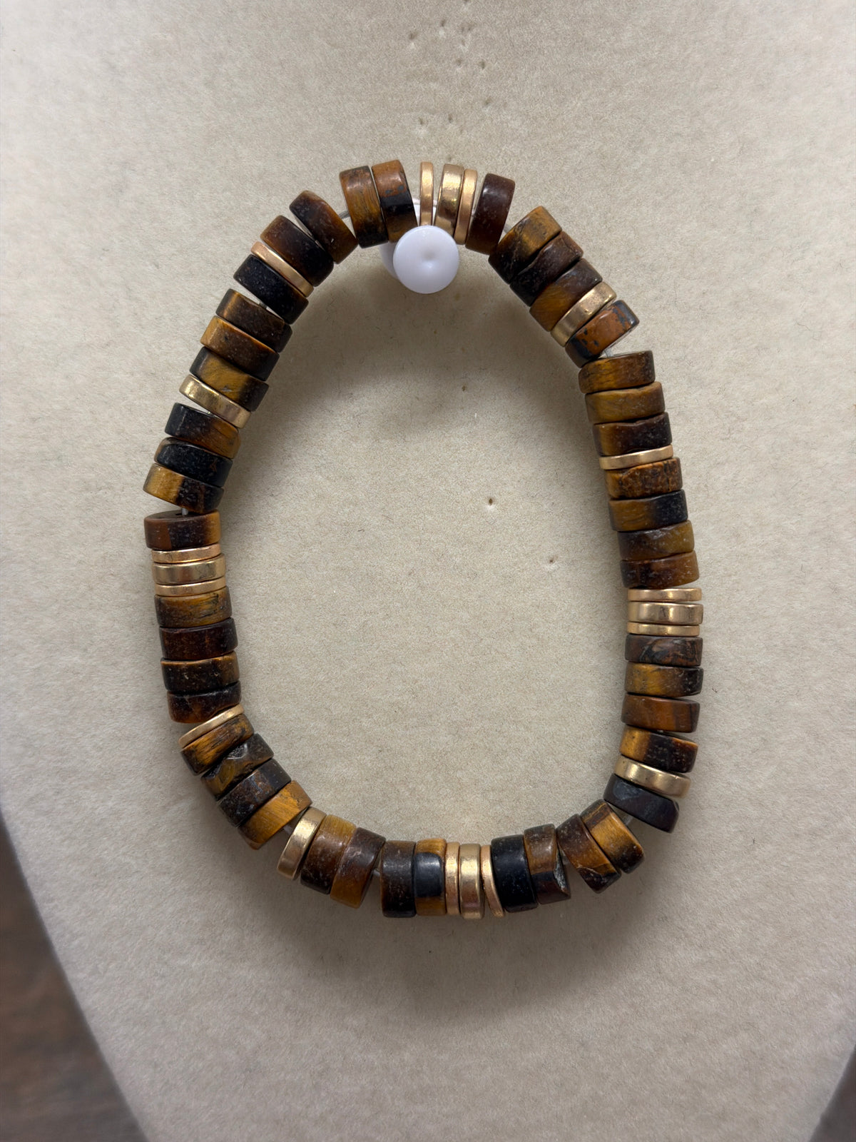Gold Disc Bracelet