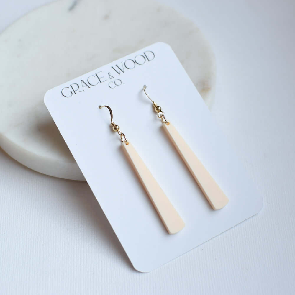 Grace & Wood Skinny Drop Earrings