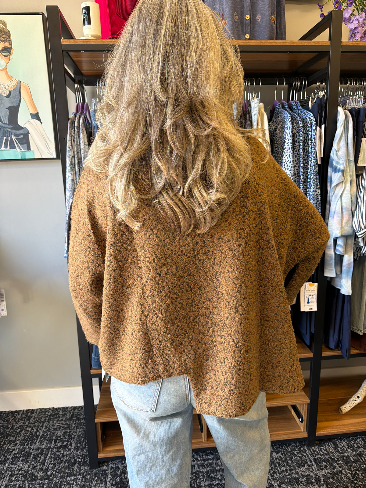 Mixed Media Toffee Top