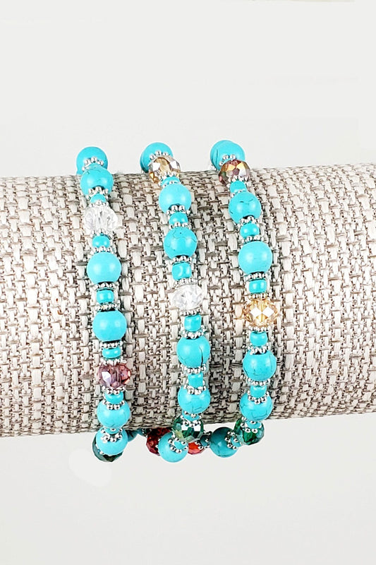 Turquoise Triple Strand Bracelet