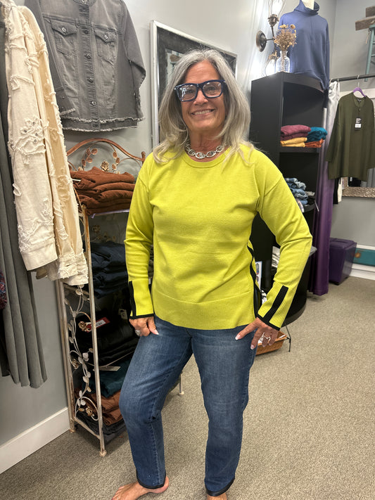 Contrast Side Sweater