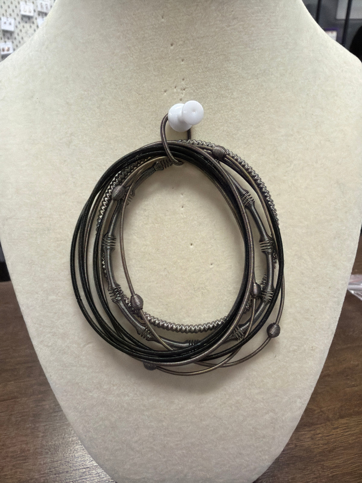 Two Tone Multi-Strand Bracelet