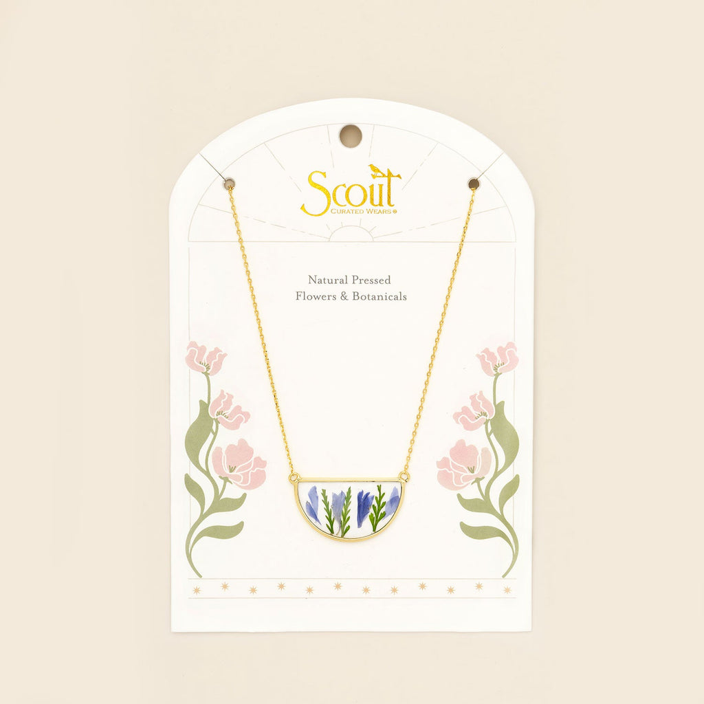 Pressed Flower Necklace