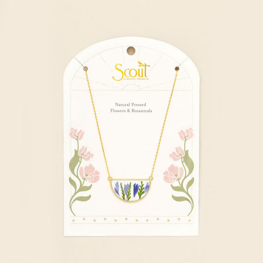 Pressed Flower Necklace