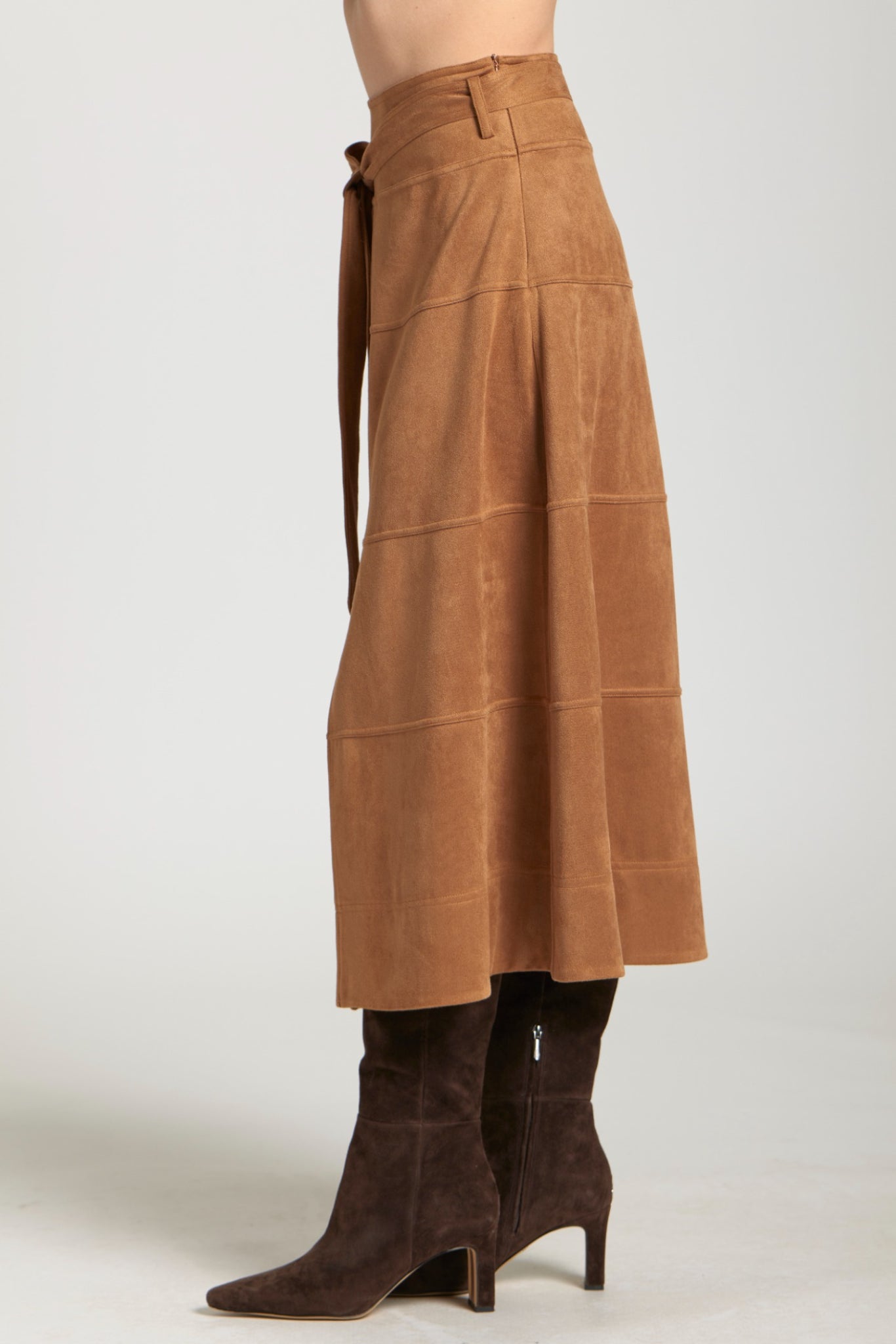 Vegan Suede Skirt