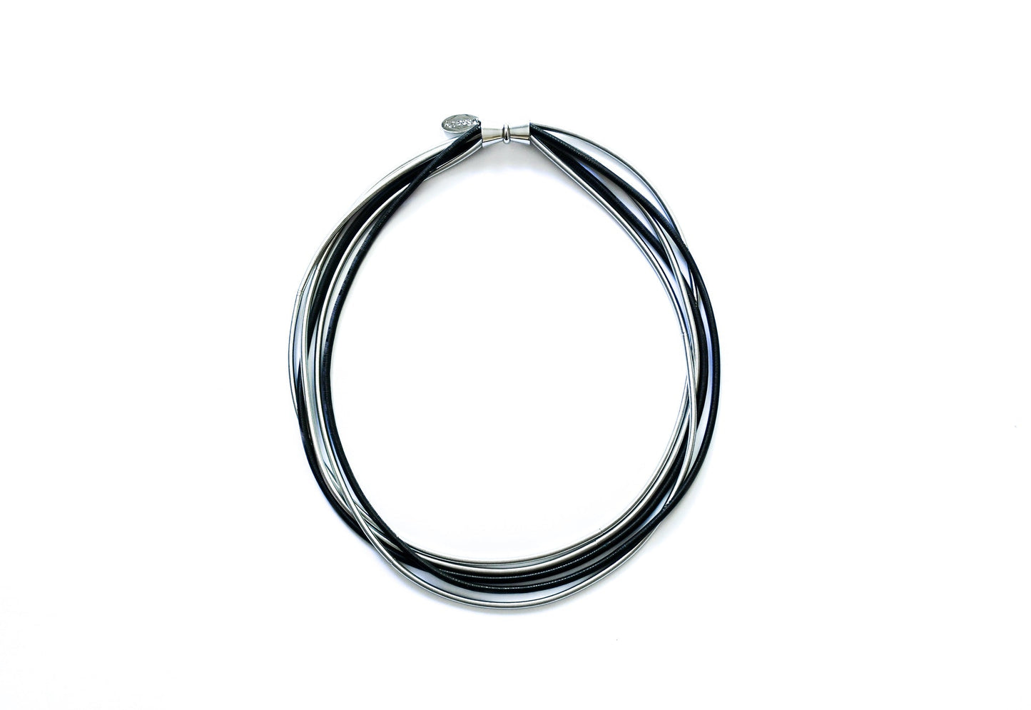 5 Strand Piano Wire Necklace