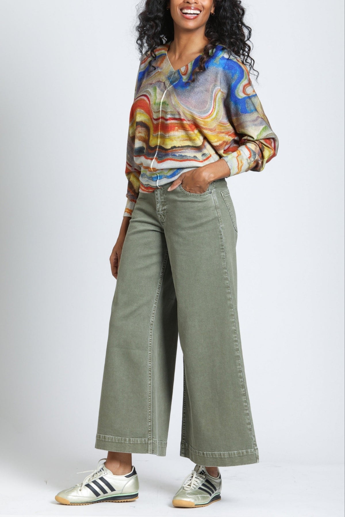 Godet Wide Leg