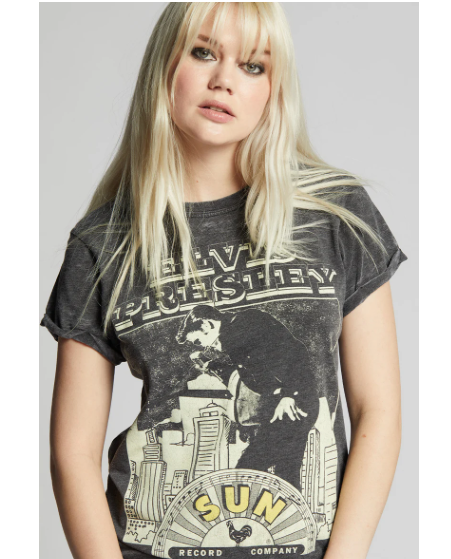 graphic burnout tee elvis