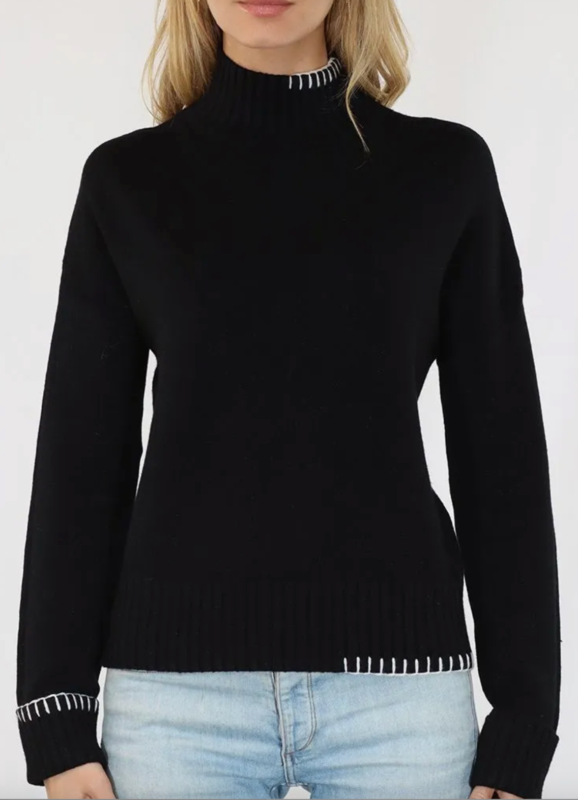 Cuffed Sleeve Sweater