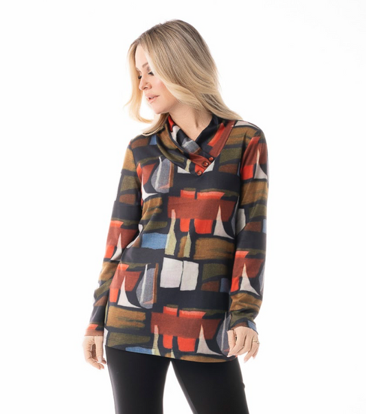 Mock Neck Tunic