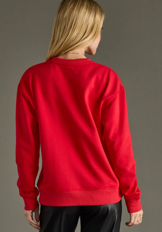 Red "Believe" Sweatshirt