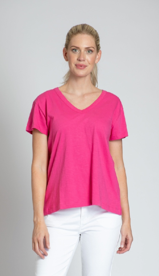 Short Sleeve V-Neck