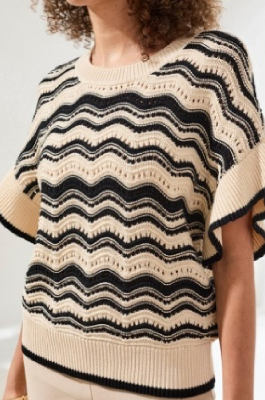 Tipping Detail Sweater