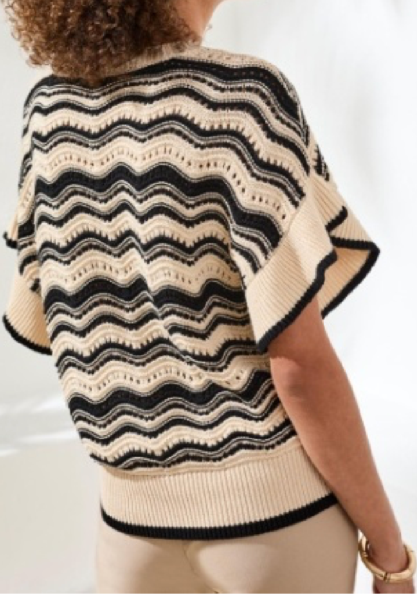 Tipping Detail Sweater