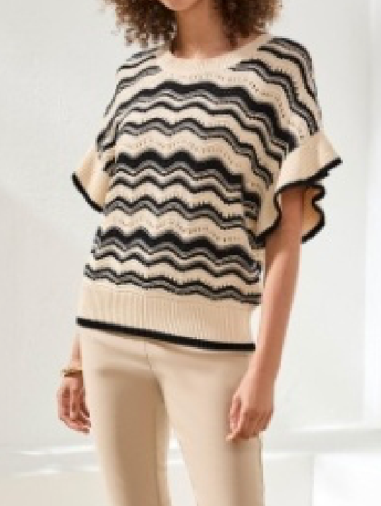 Tipping Detail Sweater