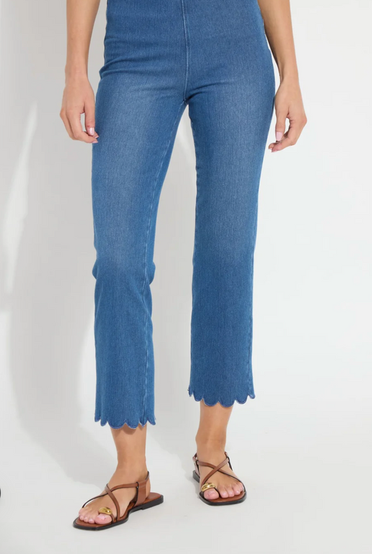 Sage Scallop Ankle