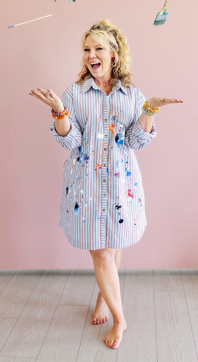 Artist Shirt Dress