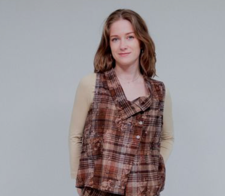 Plaid Collar Vest