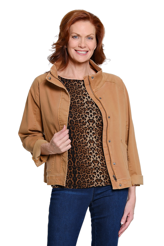 Zip Front Raglan Jacket